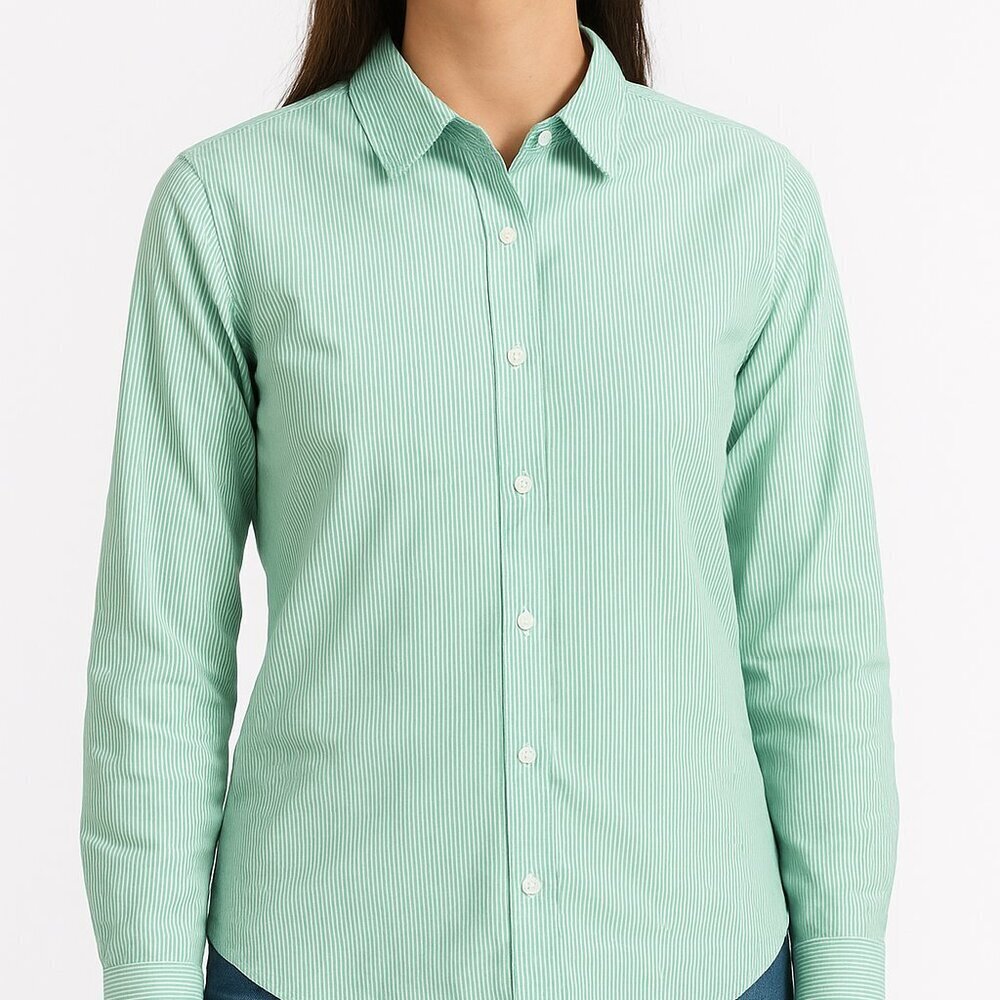 Everlane Mint Green Oxford Button-Up Shirt Womens Size 6 NWT